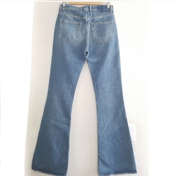 Golden Goose Karen Bootcut High Rise Jeans Size 27 Mid Wash Blue - Picture 2 of 5
